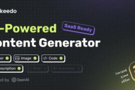 Aikeedo v1.0 – AI Powered Content Platform – SaaS Ready PHP Script