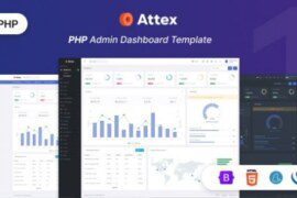 Attex v1.0 – PHP Admin & Dashboard Template