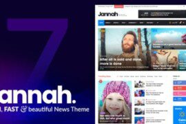 Jannah v7.0.2 Nulled – Newspaper Magazine News BuddyPress AMP Theme