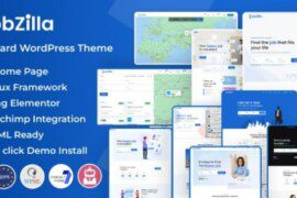 JobZilla v1.6 – Job Board WordPress Theme Free