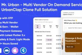 Mr. Urban v1.0 – Multi Vendor On Demand Home Service App | UrbanClap Clone | Android & iOS Full Solution Source