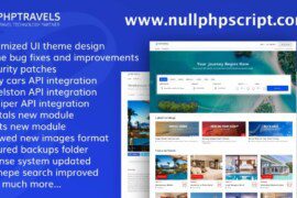 PHPTRAVELS v9.0 Nulled – Complete Booking Web Application