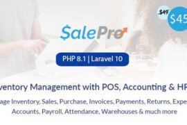 SalePro v4.2.0 Nulled – POS, Inventory Management System, HRM & Accounting Script