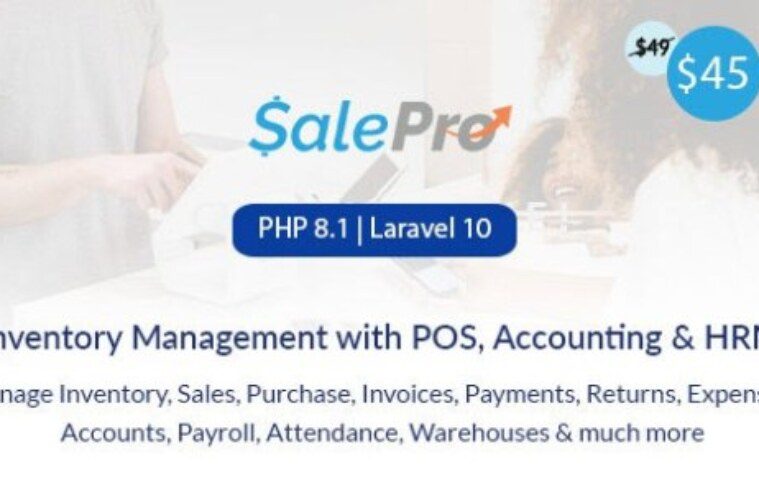 SalePro v4.2.0 Nulled – POS, Inventory Management System, HRM & Accounting Script