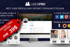 UserPro v5.1.5 Nulled – Community and User Profile WordPress Plugin