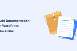 How to Add Documentation in WordPress (Step by Step)