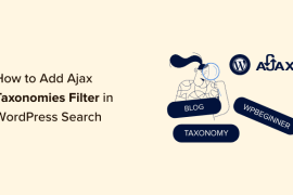 How to Add Ajax Taxonomy Filter in WordPress Search (2 Ways)