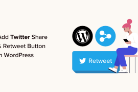 How to Add Twitter Share and Retweet Button in WordPress