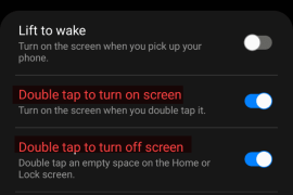 How to Turn On Double Tap Screen On/Off on Samsung Android 14