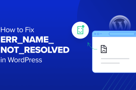 How to Fix ERR_NAME_NOT_RESOLVED in WordPress (Step by Step)