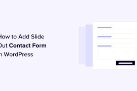 How to Add Slide Out Contact Form in WordPress (Easy Tutorial)