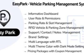 EasyPark SaaS v1.2 – Vehicle Parking Management System PHP Script