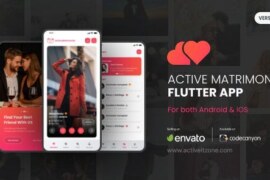Active Matrimonial Flutter App v1.9.1 – Source Code