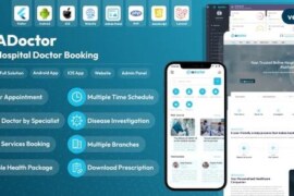 ADoctor v1.2.0 Nulled – Hospital Doctor Booking Android and iOS App | Website | Admin Panel Source