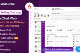 DreamsChat Web (4 Mar 2024) – Chat, Audio, Video Web APP with Admin Dashboard Script