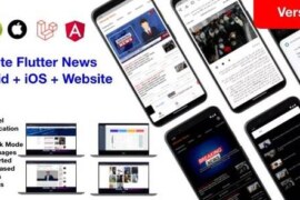 News Full App v4.0 – Flutter App Android + iOS + Website Source