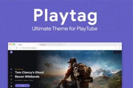 Playtag v1.0.6 – The Ultimate PlayTube Theme