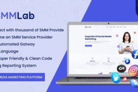 SMMLab v2.3 Nulled – Social Media Marketing SMM Platform PHP Script