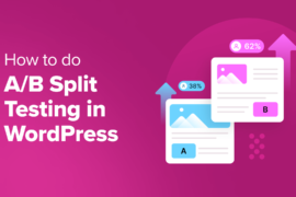 How to Do A/B Split Testing in WordPress (Step by Step)