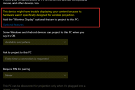 How to Fix Projecting to This PC is greyed out on Windows 10 2024