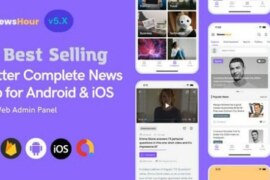 News Hour v5.0.8 – Flutter News App for Android & iOS with Admin Panel Source Code