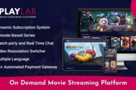 PlayLab v2.8 Nulled – On Demand Movie Streaming Platform PHP Script