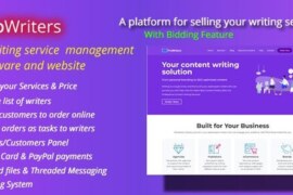 ProWriters v2.0 – Sell Writing Services Online PHP Script