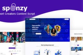 Sponzy v5.4 – Support Creators Content Script Free