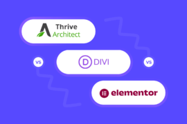 Thrive Architect vs Divi vs Elementor