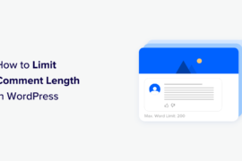 How to Limit Comment Length in WordPress (Easy Tutorial)