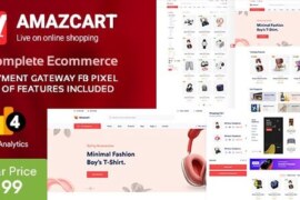 AmazCart v4.0 Nulled – Laravel Ecommerce System CMS Multi-Vendor Script