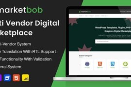 Marketbob v1.0 Nulled – Multi-Vendor Digital Marketplace PHP Script