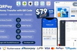 QRPay v3.3.0 Nulled – Money Transfer with QR Code Full Solution App Source