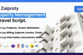 Zaiproty v3.7 Nulled – Property Management Laravel Script