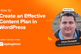 How to Create an Effective Content Plan in WordPress (9 Expert Tips)