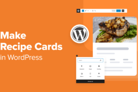 How to Make Recipe Cards in WordPress (Step by Step)