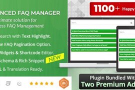BWL Advanced FAQ Manager v2.0.5 – WordPress Plugin