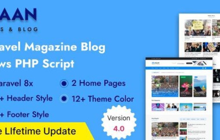 Maan News v4.0 – Laravel Magazine Blog & News PHP Script