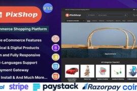 PixShop v1.0 – E-Commerce Shopping Platform Script