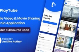 PlayTube v3.8 – Mobile Video & Movie Sharing Android Native Application (Import / Upload) App Source