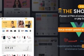 The Shop v3.4 Nulled – PWA eCommerce CMS PHP Script