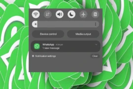 How to Hide WhatsApp Message Content Notification Bar Samsung