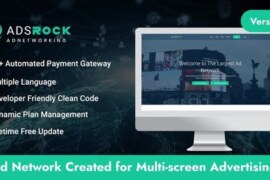 AdsRock v2.0 Nulled – Ads Network & Digital Marketing Platform Script