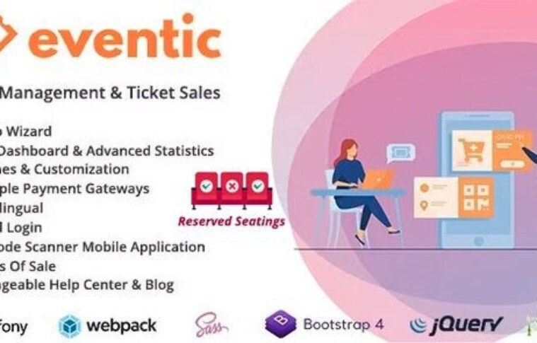 Eventic v1.5 – Ticket Sales and Event Management System Script