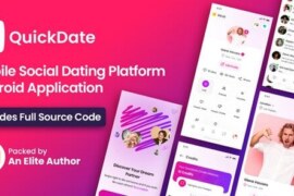 QuickDate Android v3.4 – Mobile Social Dating Platform Application Source