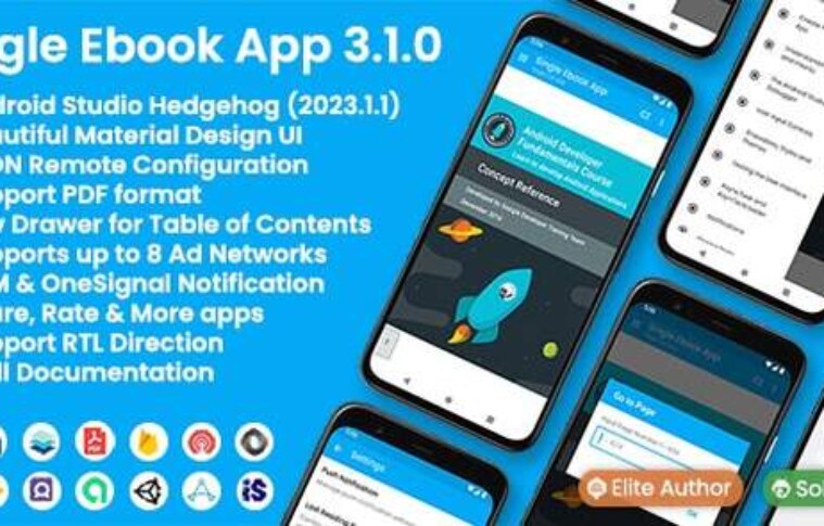 Single Ebook App v3.1.0 – Android App Source