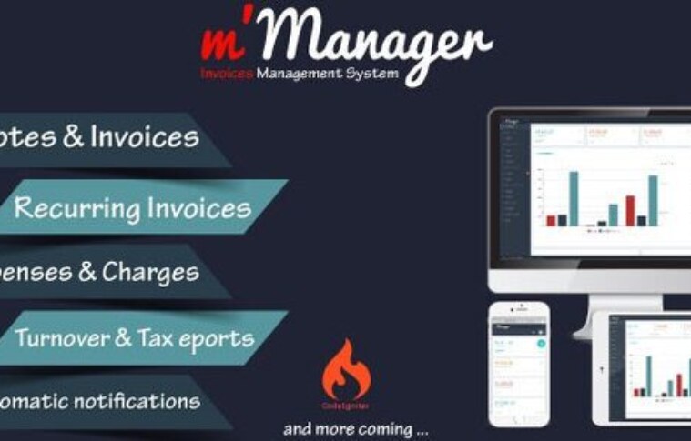 m’Manager v3.5 – Invoices Management System PHP Script