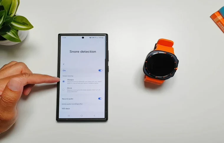 How to Enable Snore Detection on Galaxy Watch 6/7 and Ultra