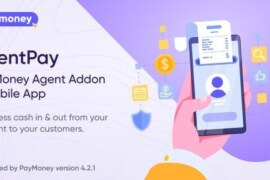 AgentPay v1.0 – PayMoney Agent Addon & Mobile App Source