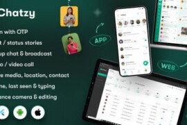 Chatzy v1.0.8 – WhatsApp Clone Chat & Call App | User App | Web App | Admin App | Inapp Subscription Source